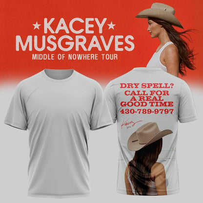 Kacey Musgraves Middle of Nowhere Tour Signed TShirt
