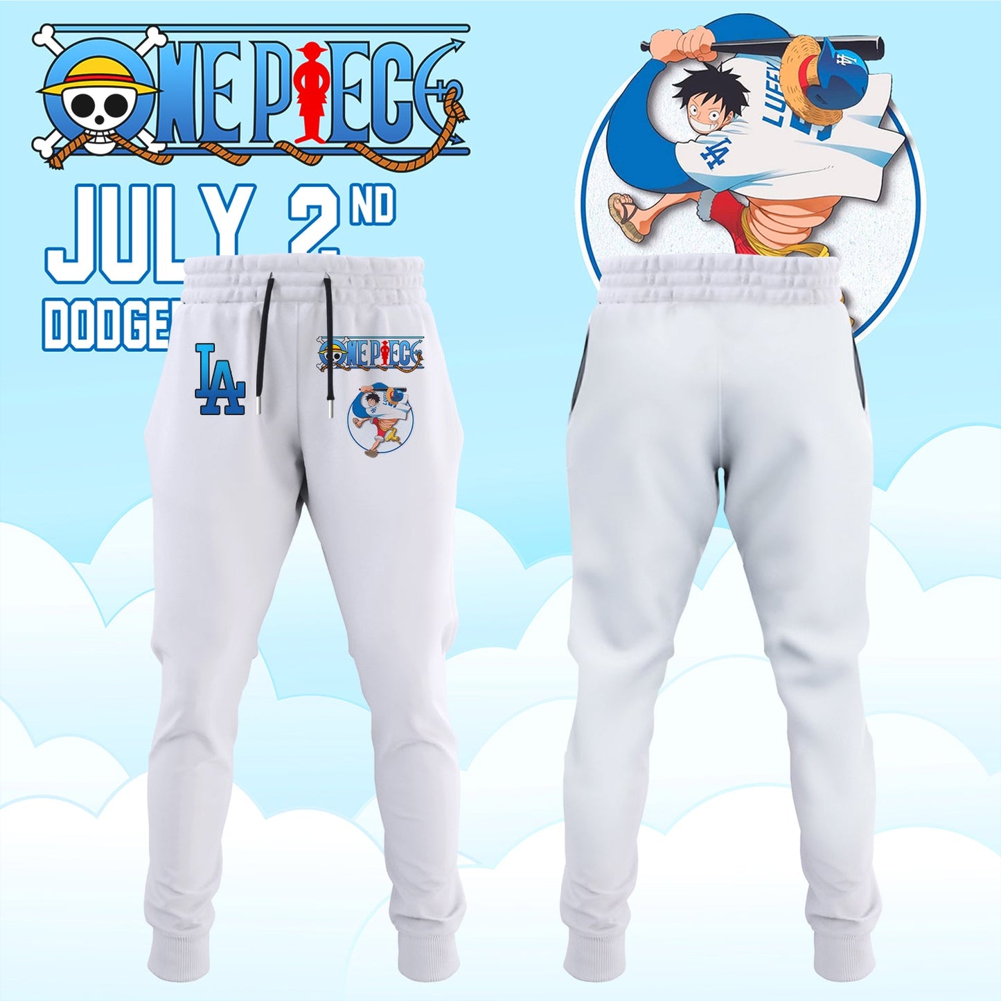 One Piece Night x Los Angeles Dodgers 2026 Edition Jersey