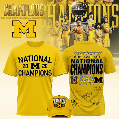 🏆️Michigan Wolverines – 2026 National Champions T Shirt