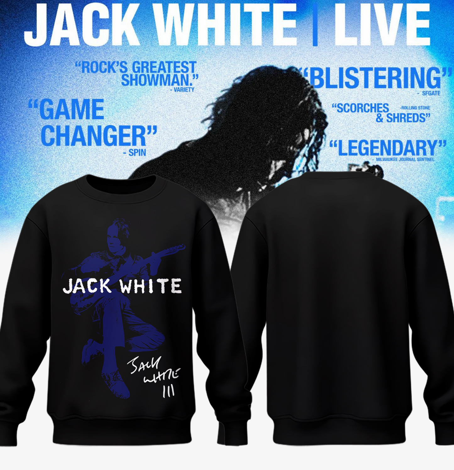 Jack White Live 2026 Sweatshirt
