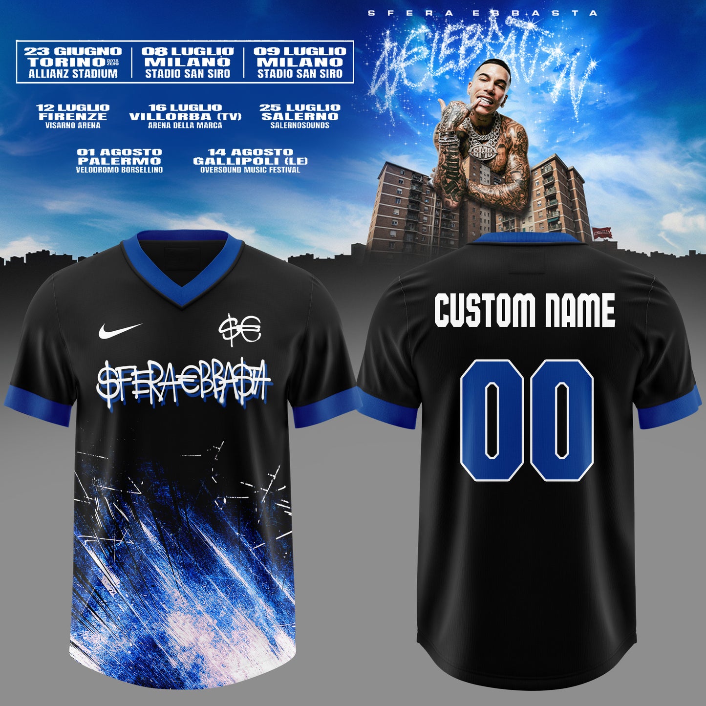 _”$€LEBRAT10N” – Sfera Ebbasta Summer Tour 2026
