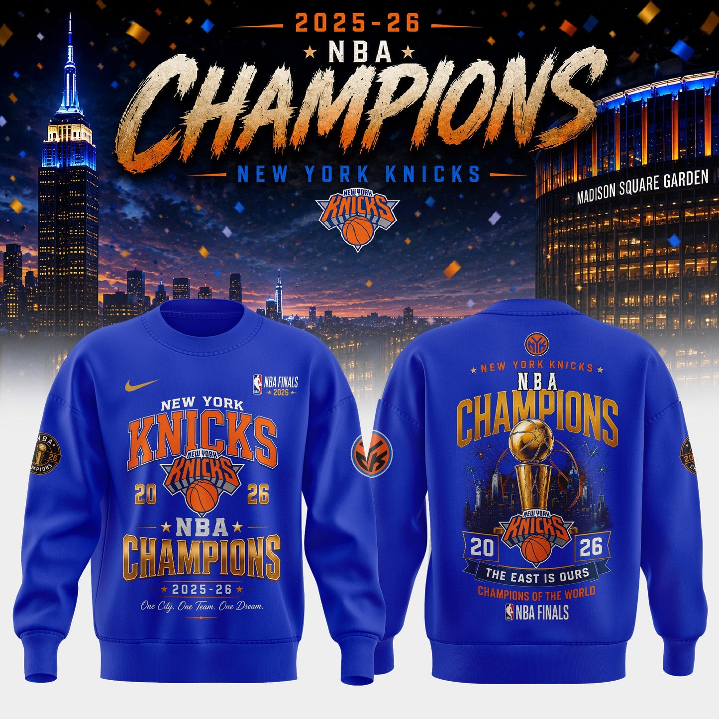 _New York Knick 2026  Champions Sweater