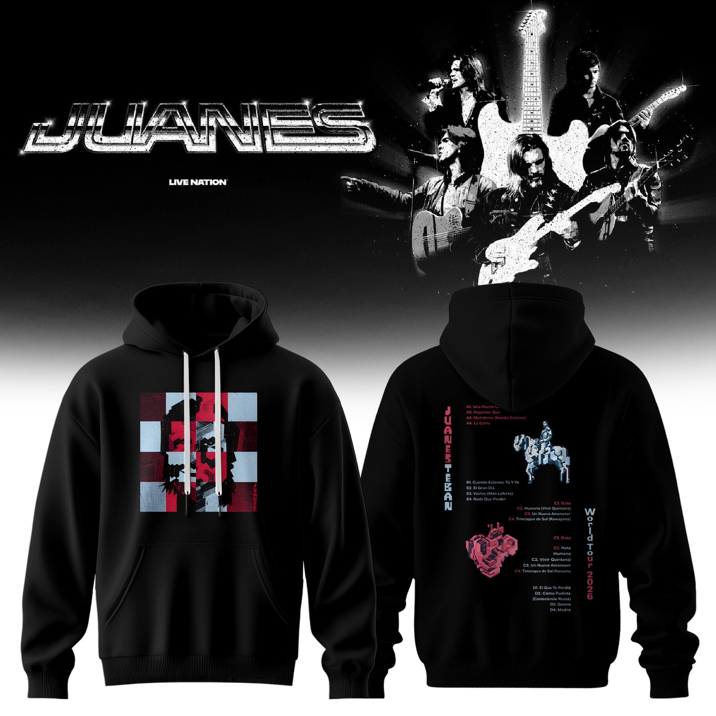 Juanes World Tour 2026 Hoodie