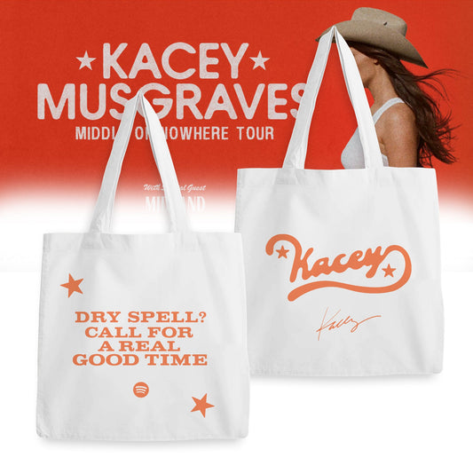 Kacey Musgraves Middle of Nowhere Tour Signed Tote Bag