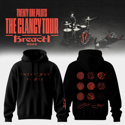 Twenty One Pilots The Clancy Tour: Breach Hoodie