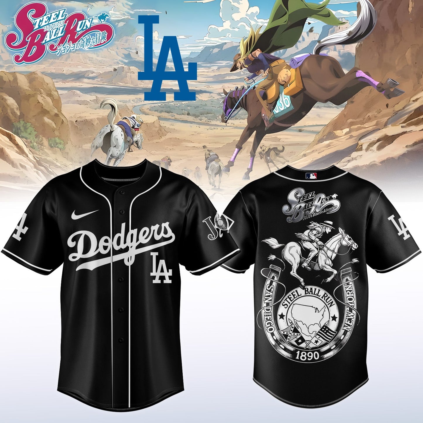 ALL TEAMS x Steel Ball Run Limited Jersey