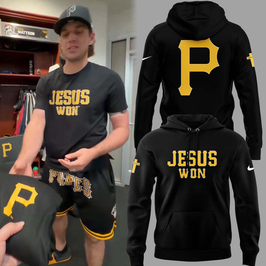 Pittsburgh Pirates JESUS WON 2026 Limited Edition Hoodie