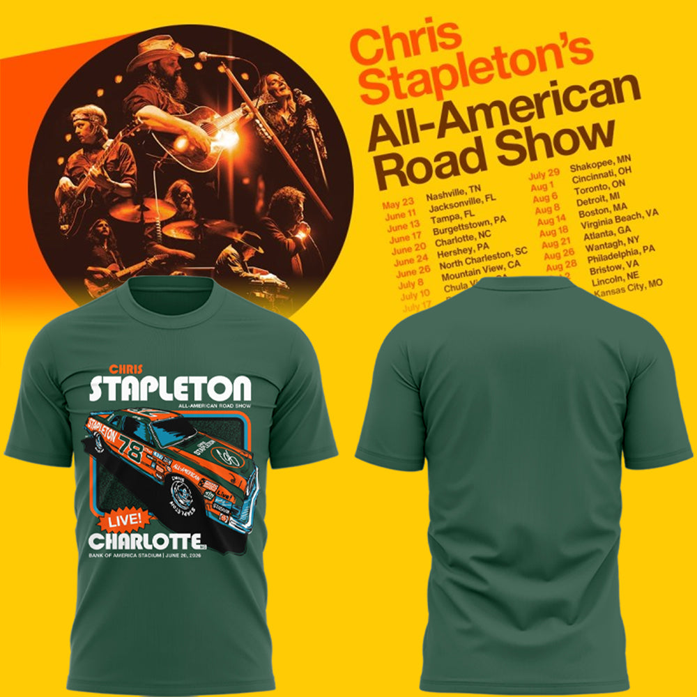 Limited Edition “All-American Road Show” in Charlotte, NC Tshirt