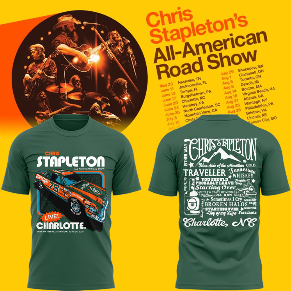 Limited Edition “All-American Road Show” in Charlotte, NC Tshirt