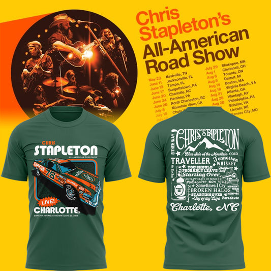 Limited Edition “All-American Road Show” in Charlotte, NC Tshirt