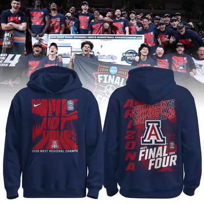 Arizona Men’s Basketball 2026 Final Four Locker Room Hoodie
