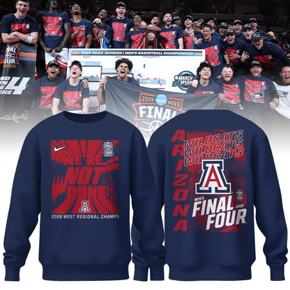 Arizona Men’s Basketball 2026 Final Four Locker Room Sweatshirt