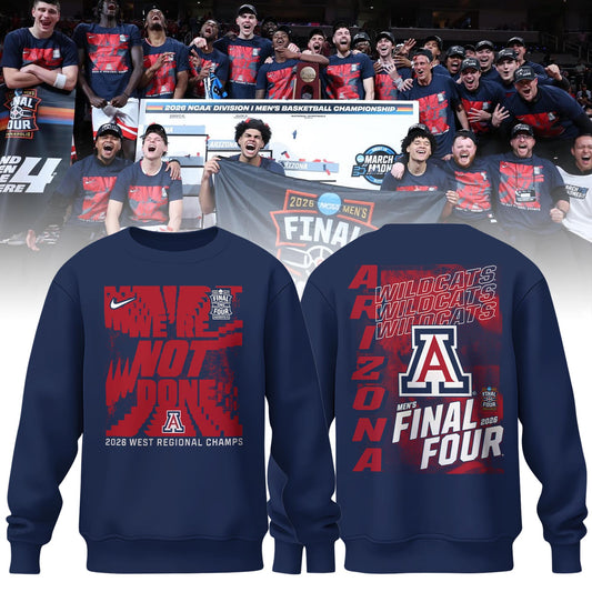 Arizona Men’s Basketball 2026 Final Four Locker Room Sweatshirt