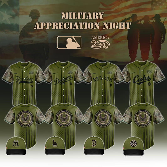 _All Team MLB x Military Appreciation 250 America Jersey Limited Edition 2026 V2