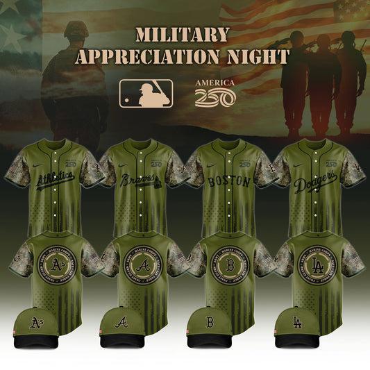 _All Team MLB x Military Appreciation 250 America Jersey Limited Edition 2026