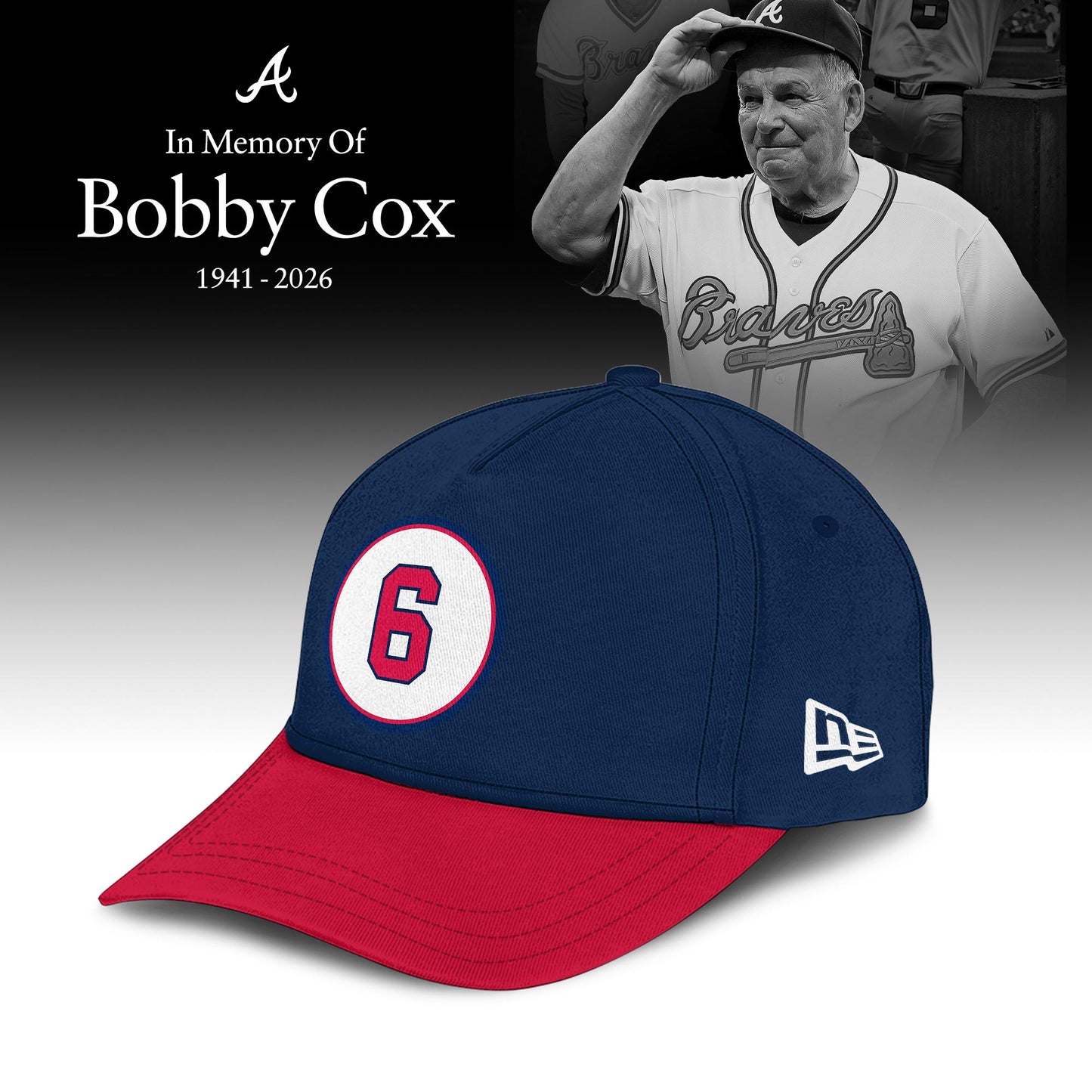 Atlanta Braves “Remembering Bobby Cox – The Legendary Manager” Jersey