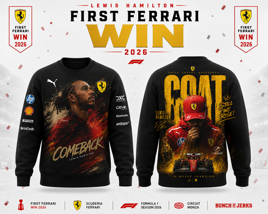 LEWIS HAMILTON – FIRST FERRARI WIN 2026 SWEATER