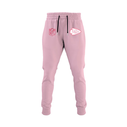 Wear It Pink 2025 - Kansas City Chiefs Breast Cancer Awareness Edition Hoodie