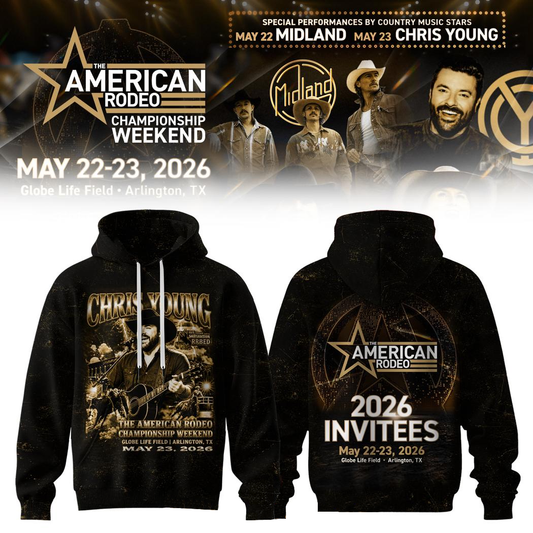 Chris Young The American Rodeo 2026 Limited Edition 3D Hoodie