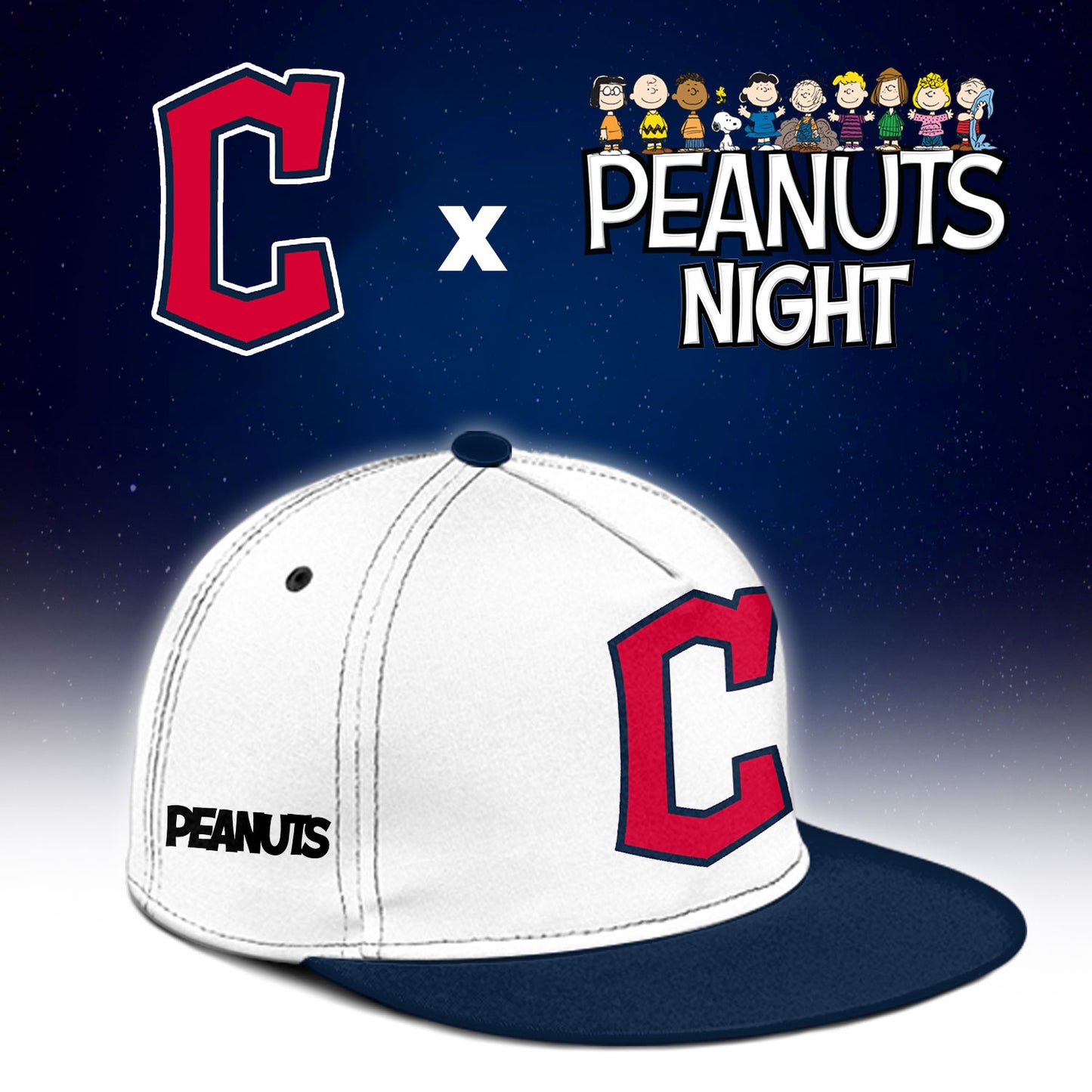 Baseball x Peanuts Night Limited Custom Jersey