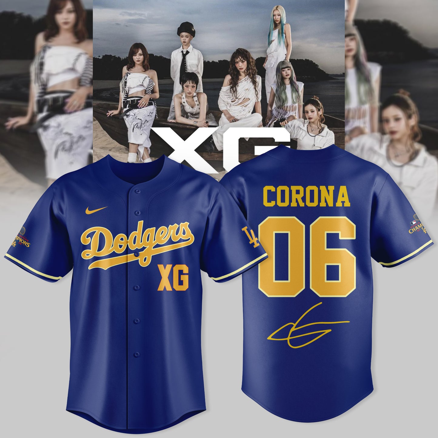 _”XG WORLD TOUR: THE CORE” Jersey Baseball
