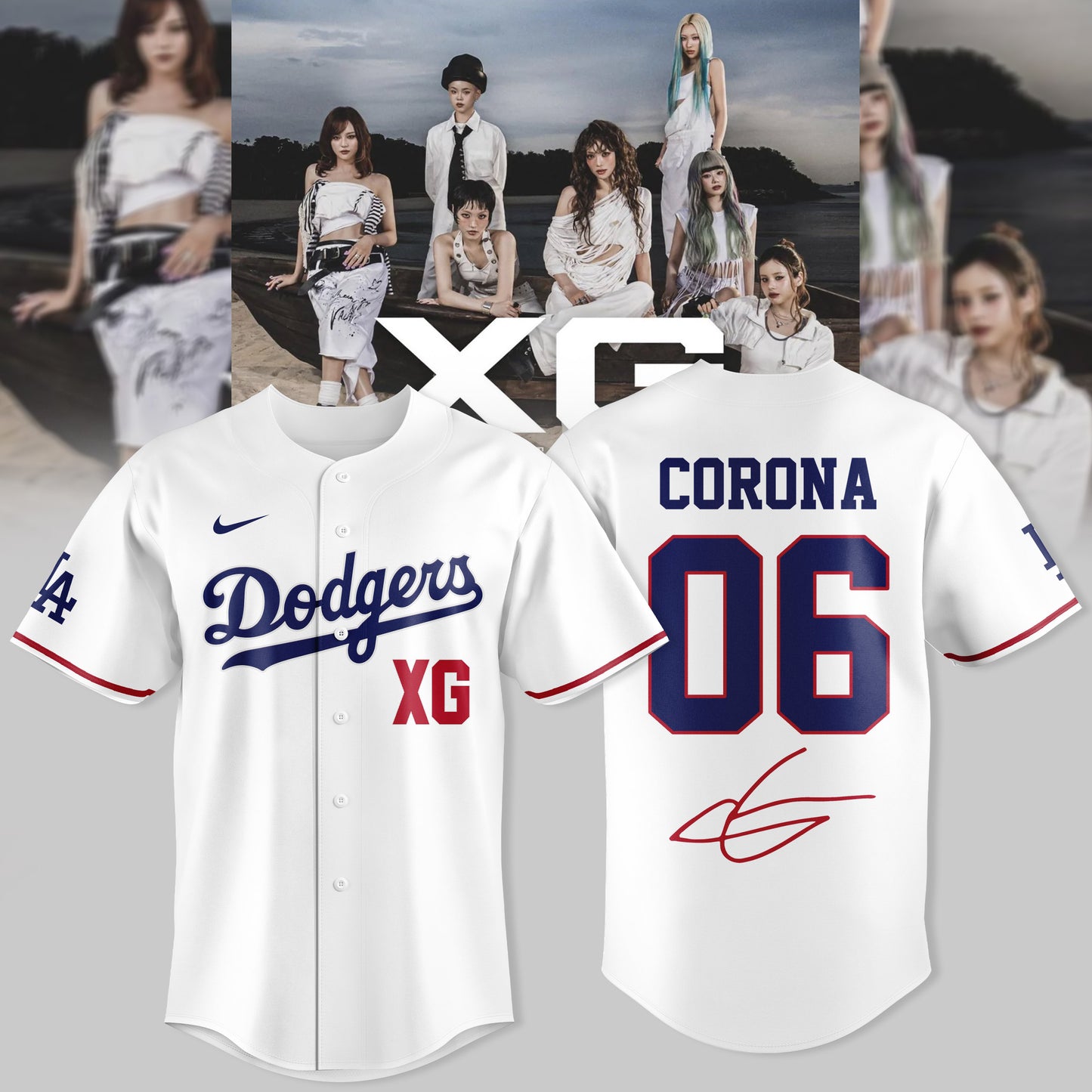 _”XG WORLD TOUR: THE CORE” Jersey Baseball