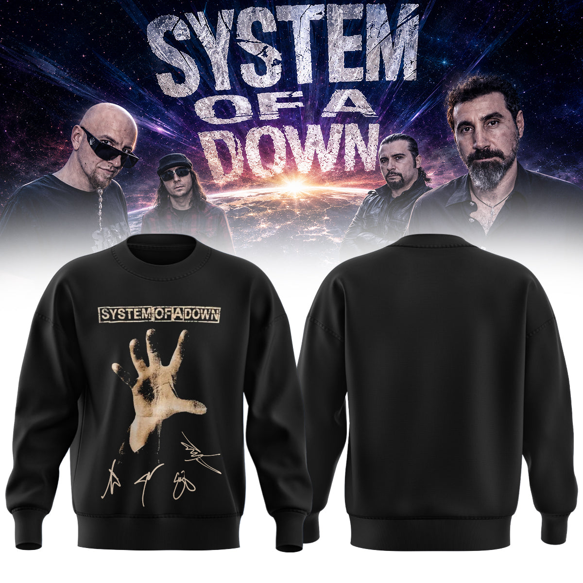 System of a Down “Europe / UK Stadium Tour 2026” – Sweatshirt