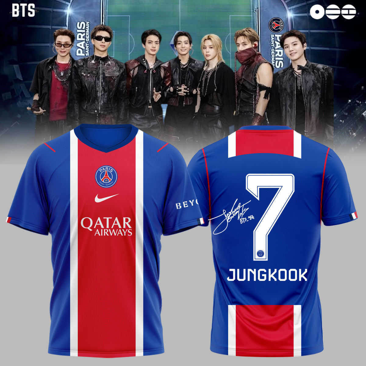 ,BTS x Paris Saint-Germain Jersey