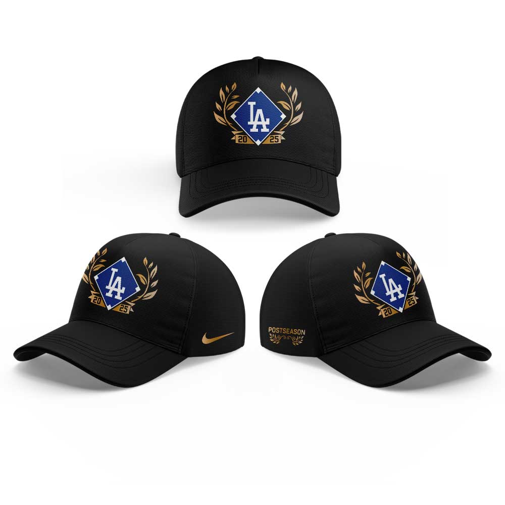 LA.Dodgers 2025 National League Division Series Champions Combo Golden Black T-Shirt