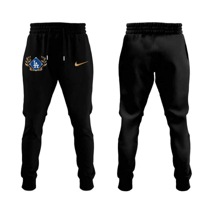 LA.Dodgers 2025 National League Division Series Champions Combo Golden Black T-Shirt