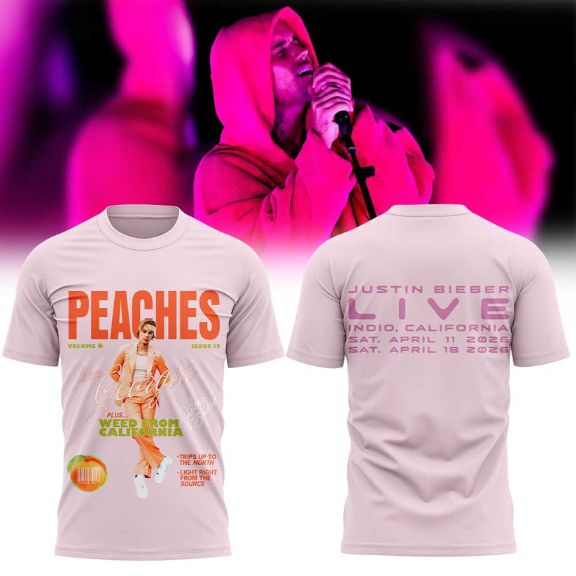 Justin Bieber Coachella 2026 Collection Shirt