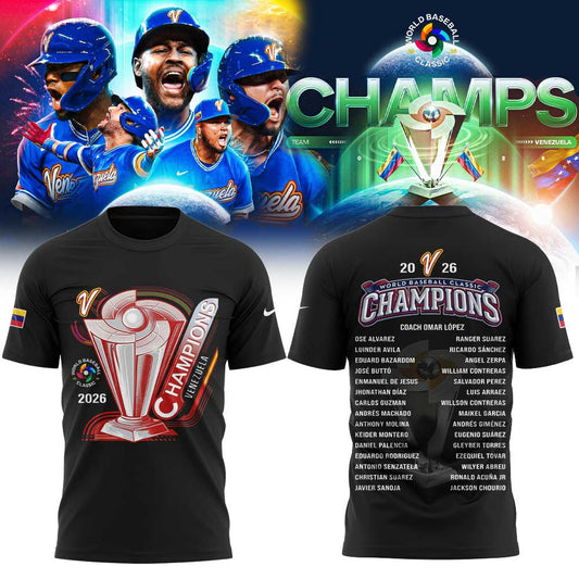 Team Venezuela 2026 World Baseball Classic Champions Limited Edition Shirt