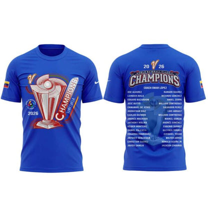 Team Venezuela 2026 World Baseball Classic Champions Limited Edition Shirt