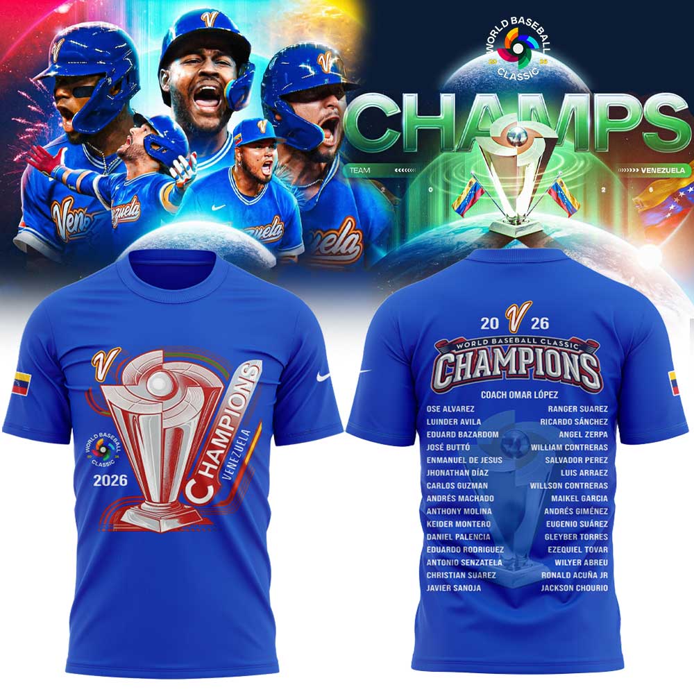 Team Venezuela 2026 World Baseball Classic Champions Limited Edition Shirt