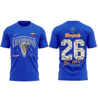 Team Venezuela 2026 World Baseball Classic Champions Limited Edition Shirt