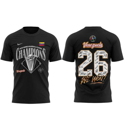 Team Venezuela 2026 World Baseball Classic Champions Limited Edition Shirt