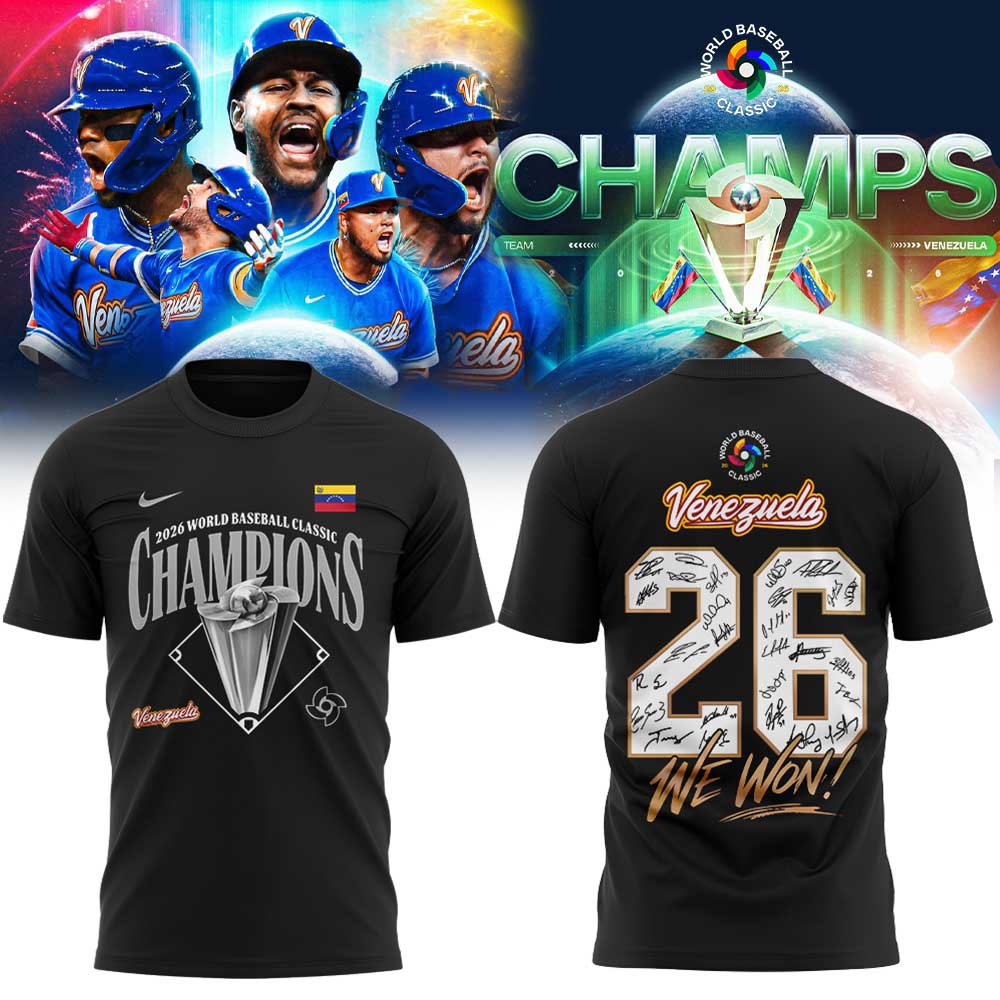 Team Venezuela 2026 World Baseball Classic Champions Limited Edition Shirt