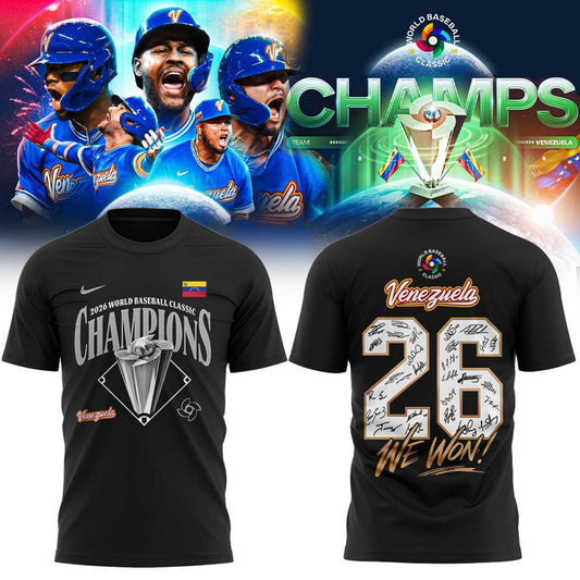 Team Venezuela 2026 World Baseball Classic Champions Limited Edition Shirt