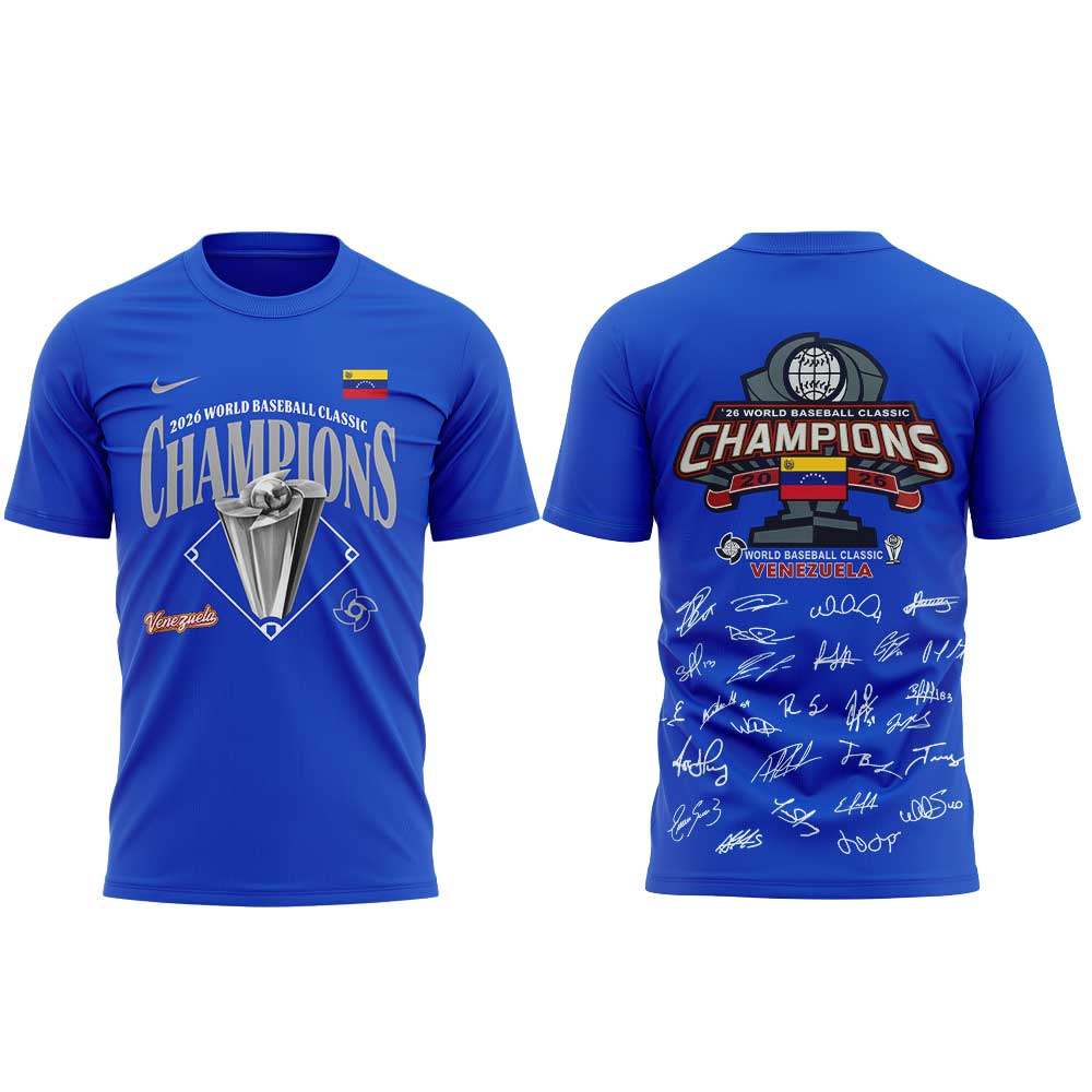Team Venezuela 2026 World Baseball Classic Champions Limited Edition Shirt