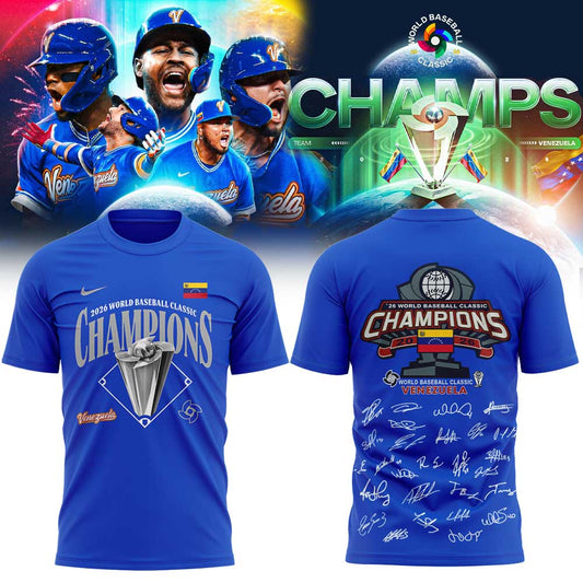 Team Venezuela 2026 World Baseball Classic Champions Limited Edition Shirt