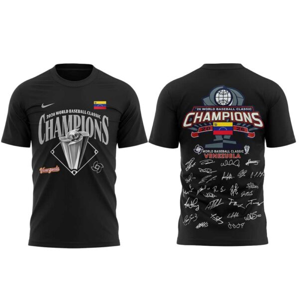 Team Venezuela 2026 World Baseball Classic Champions Limited Edition Shirt
