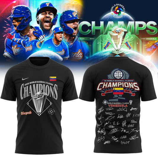 Team Venezuela 2026 World Baseball Classic Champions Limited Edition Shirt