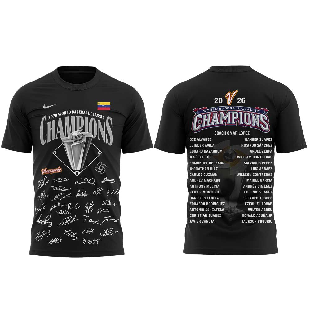 Team Venezuela 2026 World Baseball Classic Champions Limited Edition Shirt