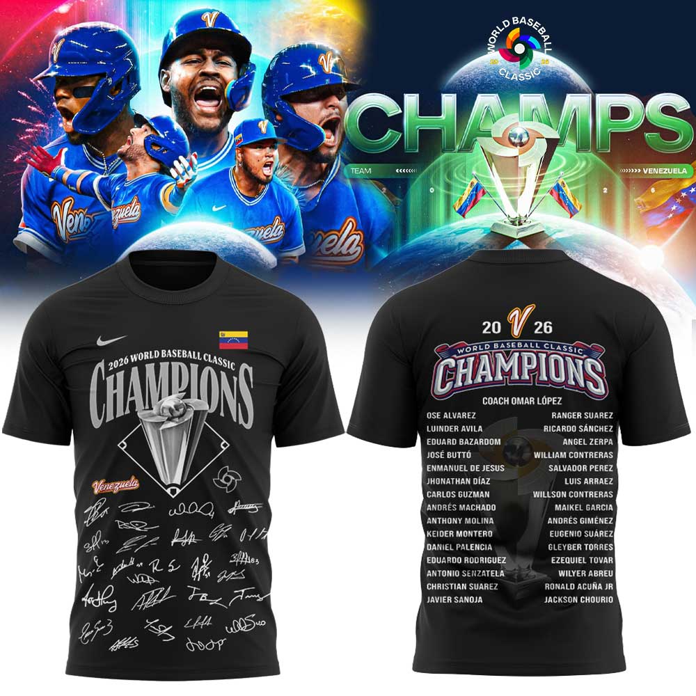 Team Venezuela 2026 World Baseball Classic Champions Limited Edition Shirt
