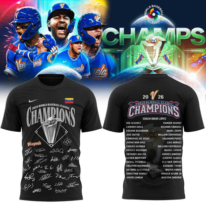 Team Venezuela 2026 World Baseball Classic Champions Limited Edition Shirt