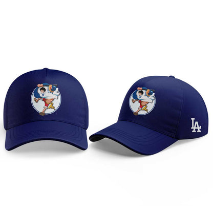 . LA Dodgers Straw Hats ONE PIECE Night Limited Jersey White
