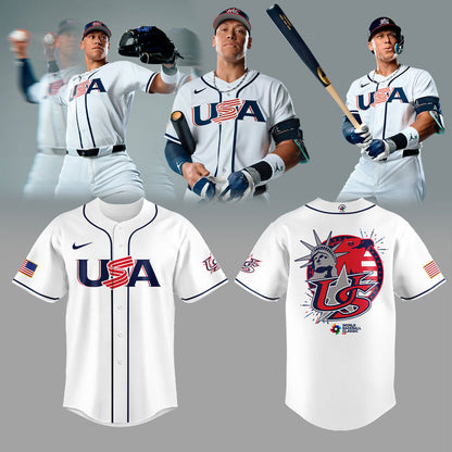Team USA 2026 World Baseball Classic Combo Jersey White