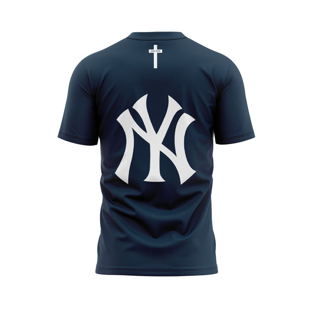 New York Yankees JESUS WON 2025 T-Shirt