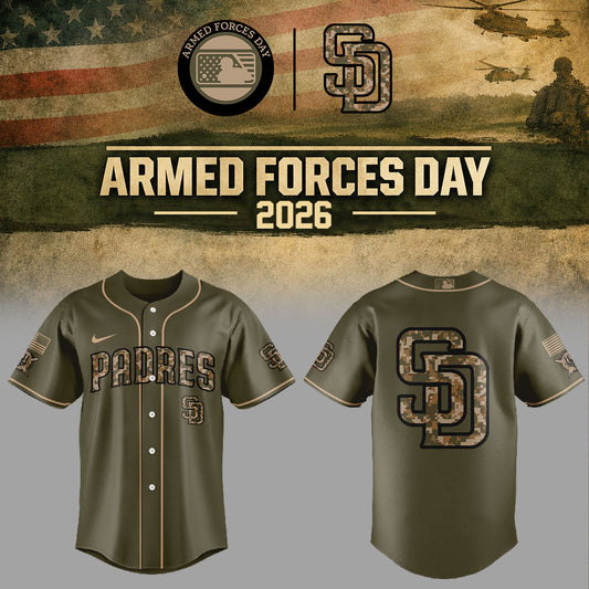 SD Padres Armed Forces Day 2026 Limited Jersey