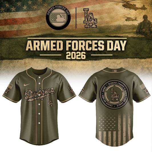 LA Dodgers Armed Forces Day 2026 Limited Jersey